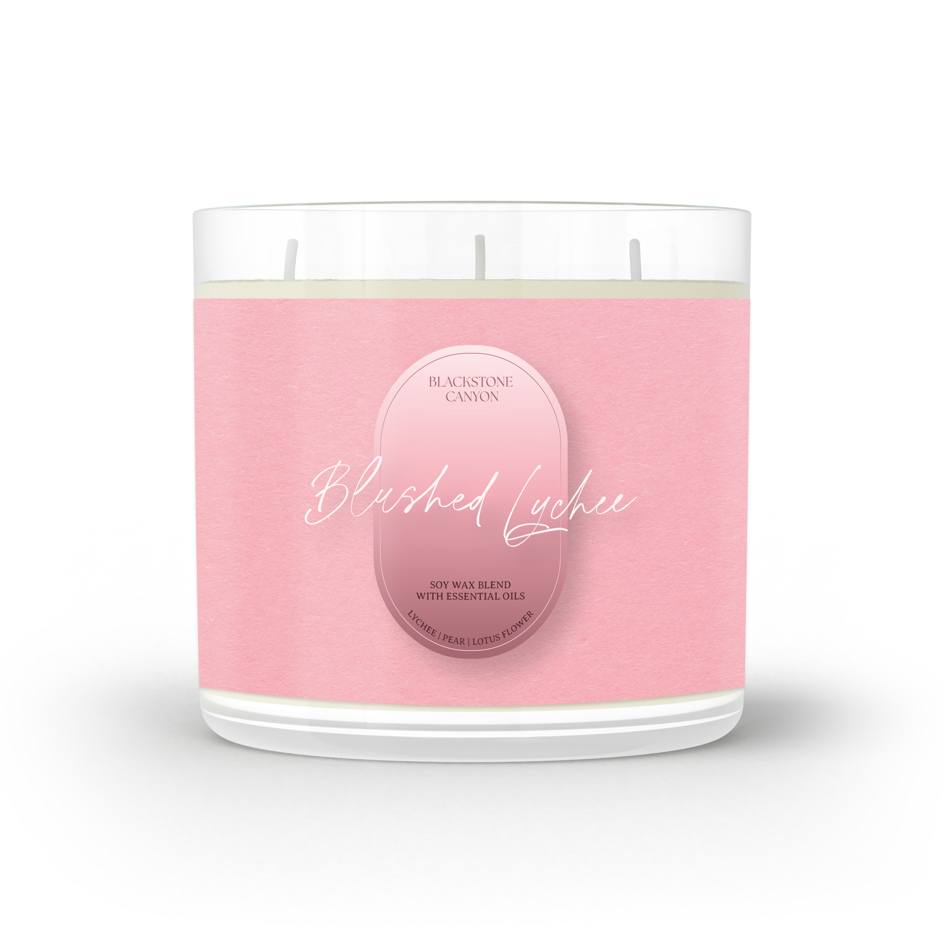 Blushed Lychee 3 Wick Candle