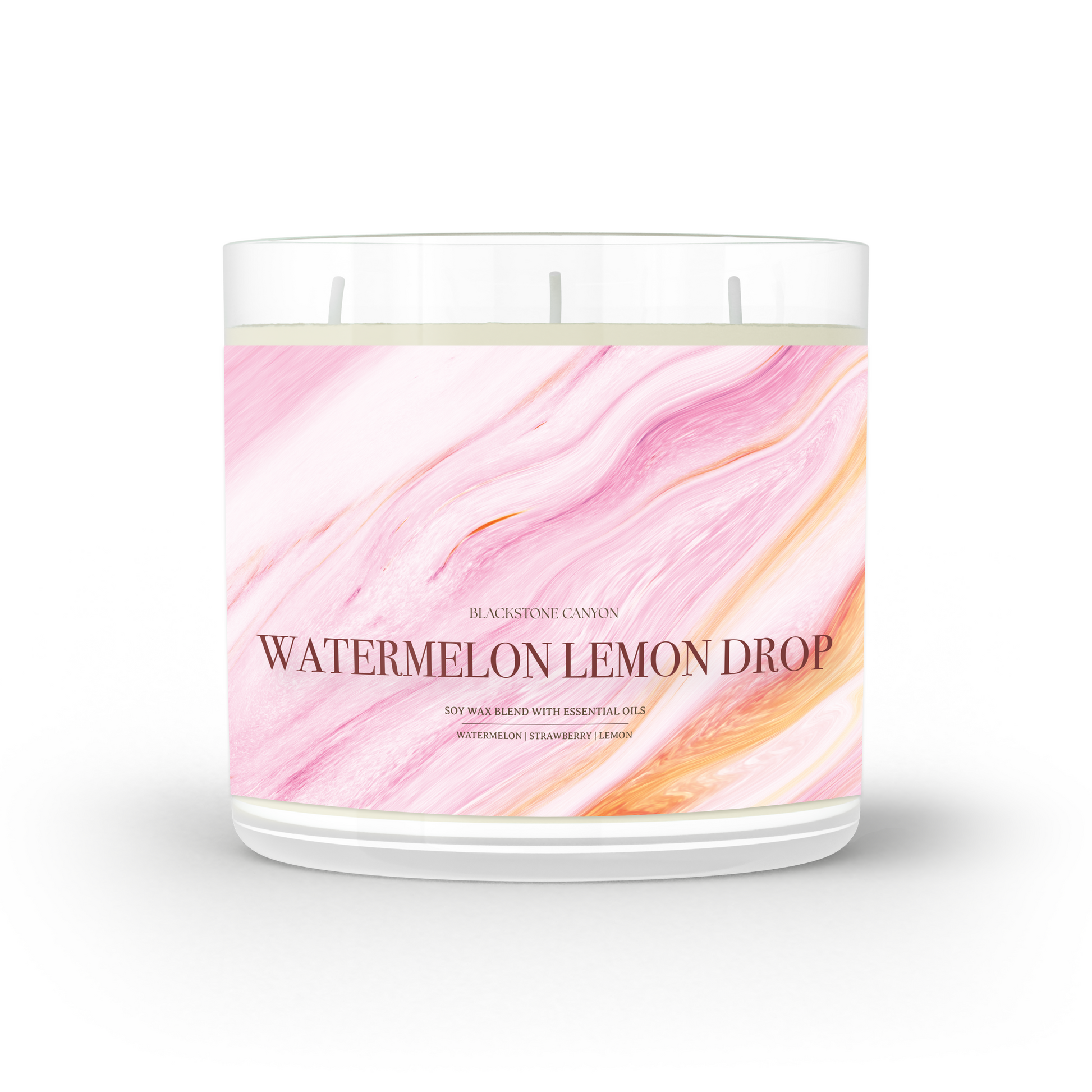 Watermelon Lemon Drop 3 Wick Candle