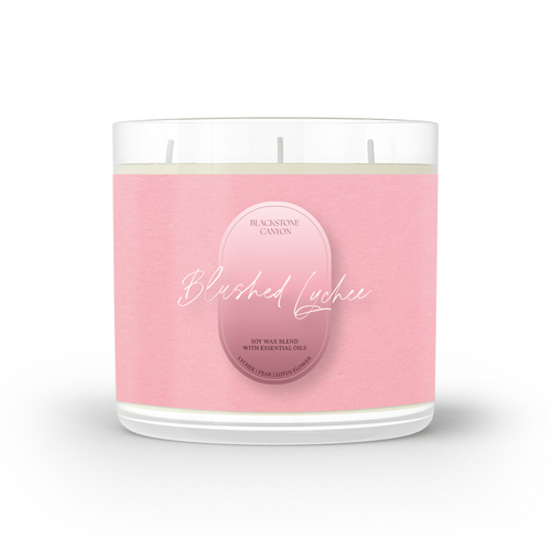Blushed Lychee 3 Wick Candle