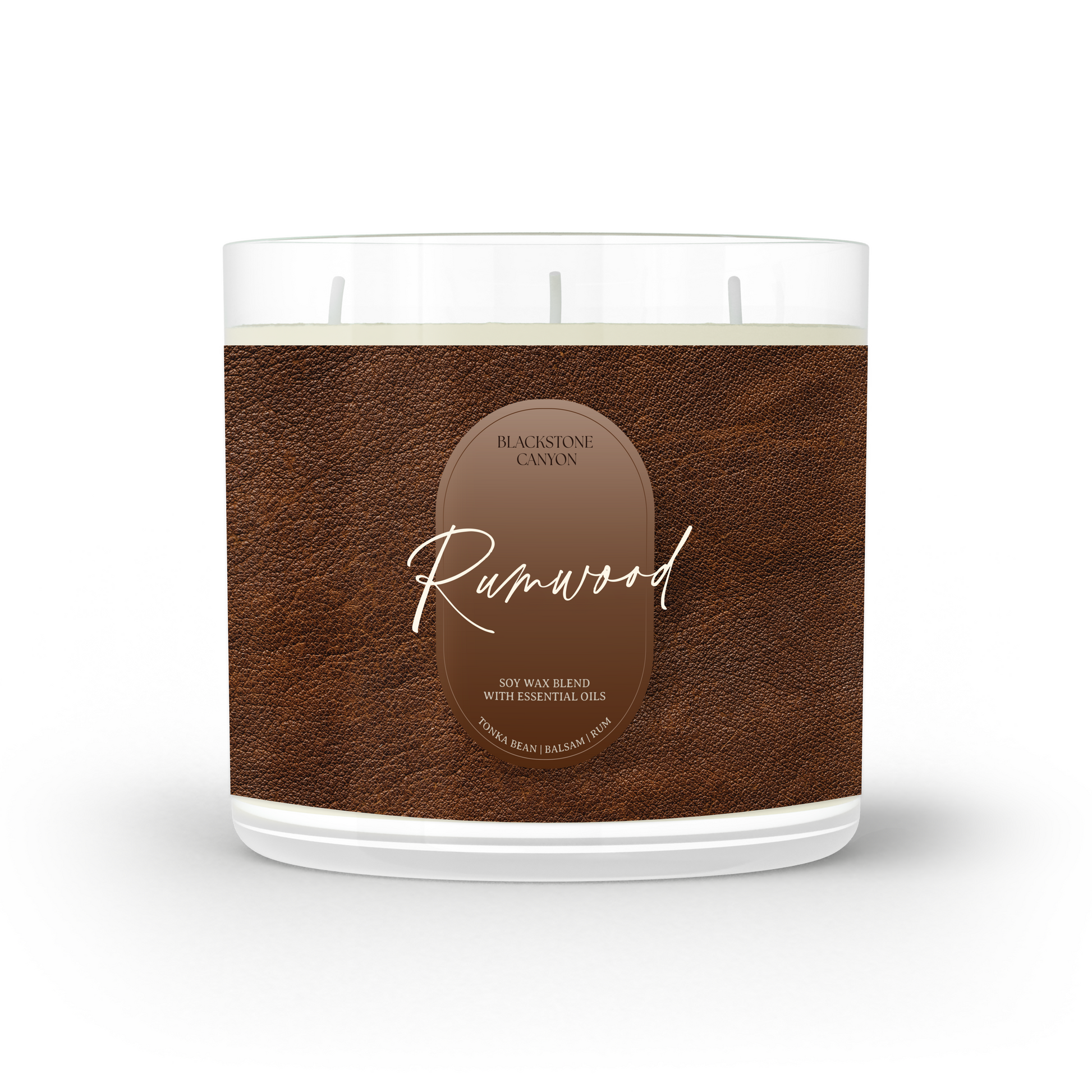Rumwood 3 Wick Candle