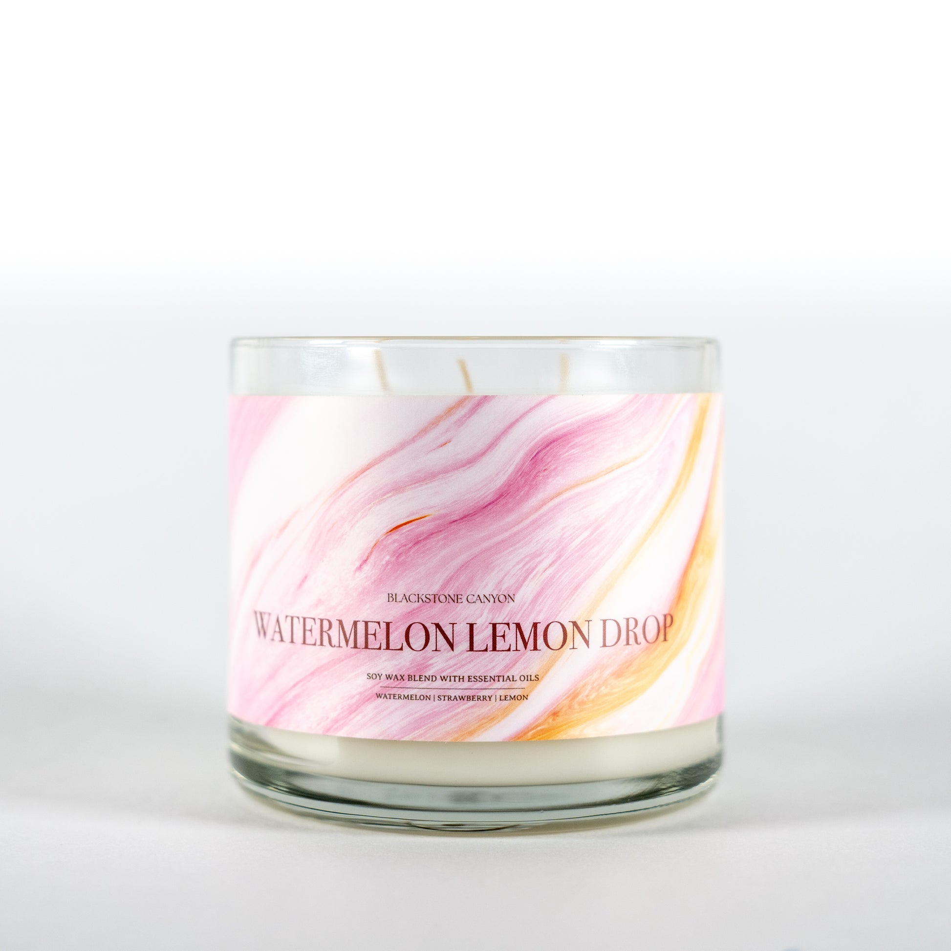 Watermelon Lemon Drop 3 Wick Candle